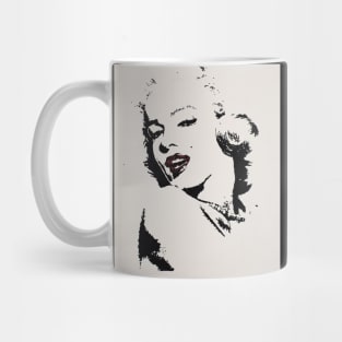 Red lips of Marylin Mug